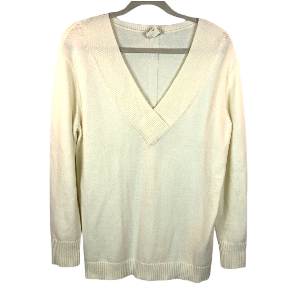 Vintage Anthro Super Soft Cream Sweater Size Small